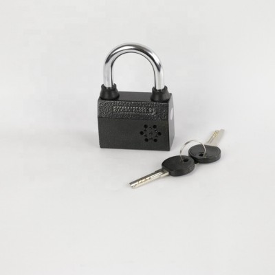 Factory price simple durable new security alarm padlock