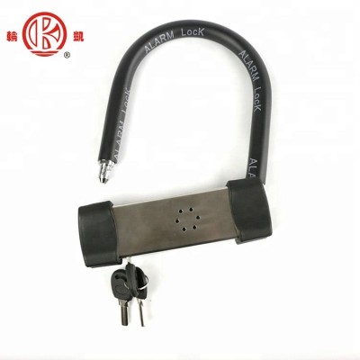 New design stainless steel alarm padlock for motorcycle