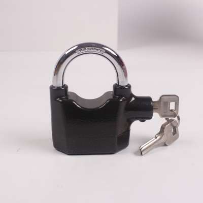 Chinese professional black siren alarm padlock